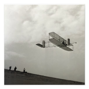Impression Photo Essai de planeur Vol Aviation Wright Brothers