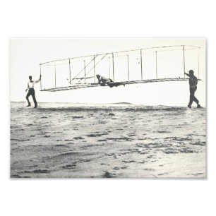 Impression Photo Essais du planeur des frères Wright