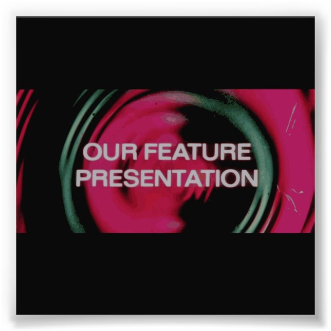 Impression Photo Et Maintenant, Notre Présentation De Fonctions (Devant)