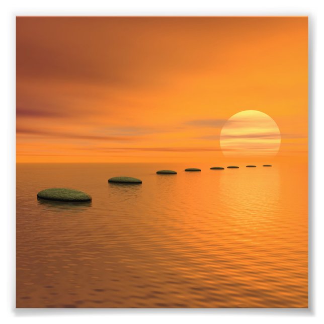 Impression Photo Étapes vers le soleil (Devant)