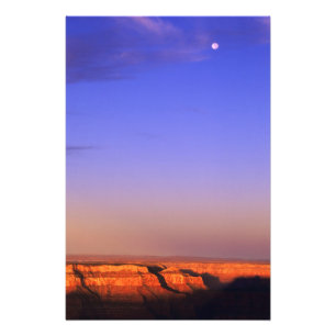 Impression Photo États-Unis, Arizona, Grand Canyon NP. Lune dans le