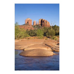 Impression Photo États-Unis, AZ, Cathedral Rocks à Red Rock Crossin