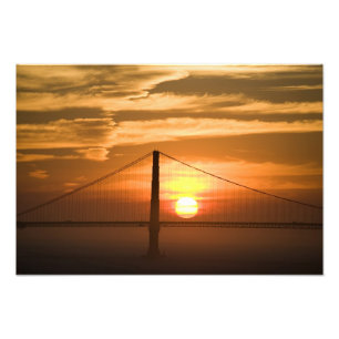 Impression Photo États-Unis. Californie. San Francisco. Soleil couc