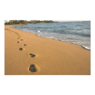 Impression Photo États-Unis, Hawaï, Kauai, Kapa'a, bord de mer. RF)