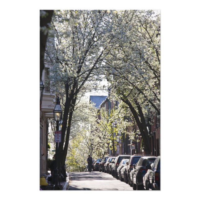 Impression Photo États-Unis, Massachusetts, Boston, Beacon Hill. (Devant)