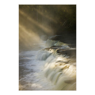 Impression Photo États-Unis, Michigan, Upper Peninsula. Rayons de s