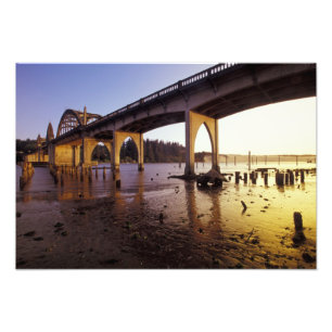 Impression Photo États-Unis, Oregon, Florence. Pont de Siuslaw et