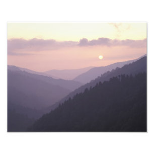 Impression Photo États-Unis, Tennessee. Grandes montagnes fumées 3
