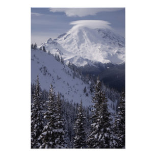 Impression Photo États-Unis, Washington, vue du Mont Rainier