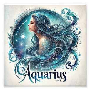 Impression Photo Ethereal Aquarius Zodiac