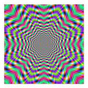 Impression Photo Étoiles psychédéliques en étoiles