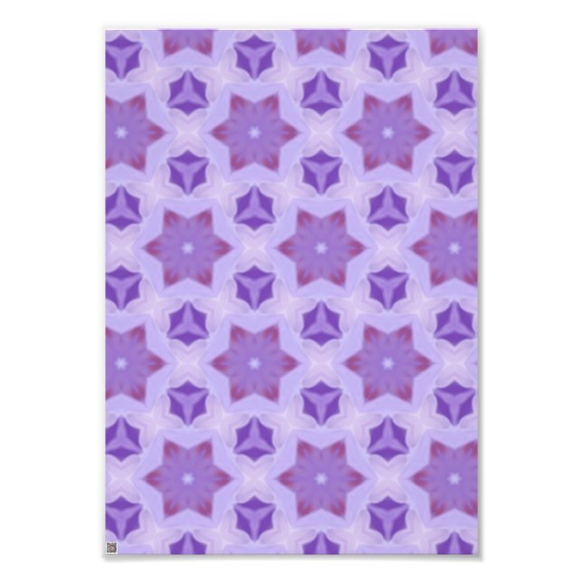 Impression Photo Étoiles violettes (Devant)