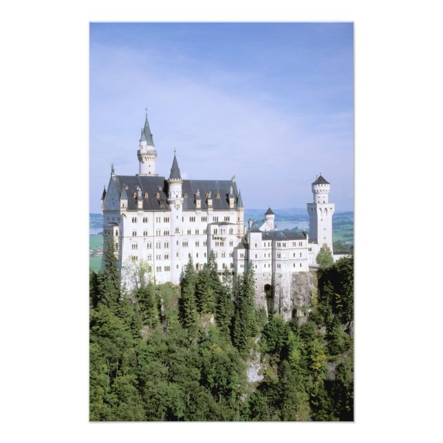 Impression Photo Europe, Allemagne, Château de Neuschwanstein, cons (Devant)