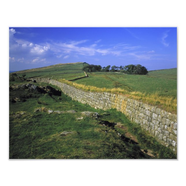 Impression Photo Europe, Angleterre, le mur d'Hadrien. Les pierres  (Devant)