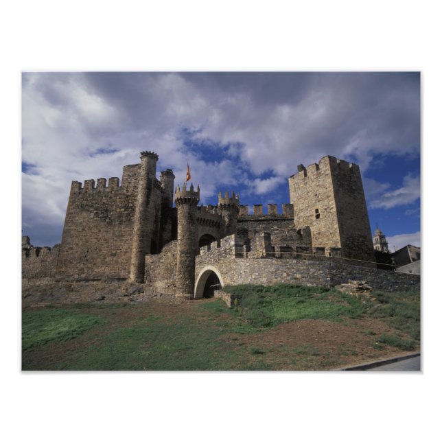 Impression Photo Europe, Espagne, Ponferrada, Leon. Templier (Devant)