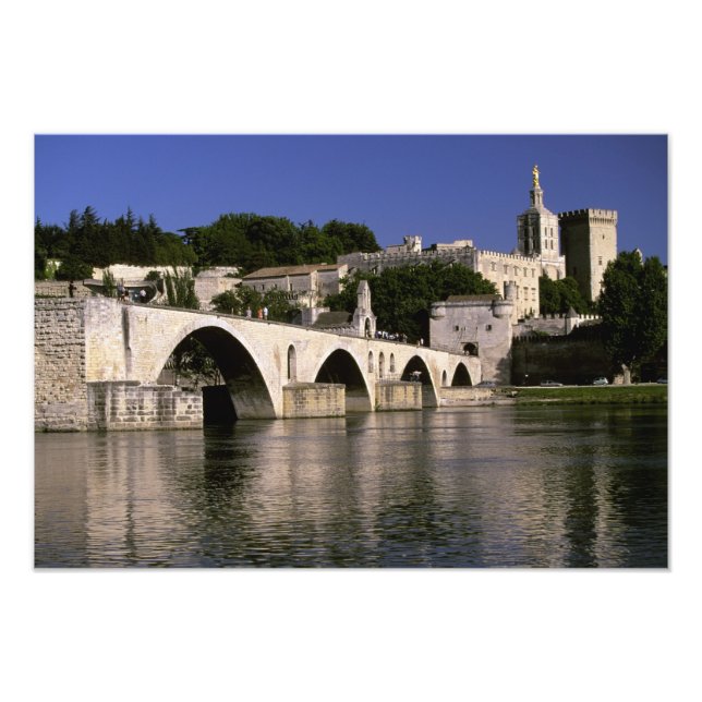 Impression Photo Europe, France, Provence, Avignon. Palais des 2 (Devant)