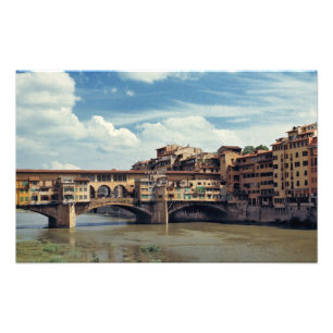 Impression Photo Europe, Italie, Florence. Le Ponte Vecchio