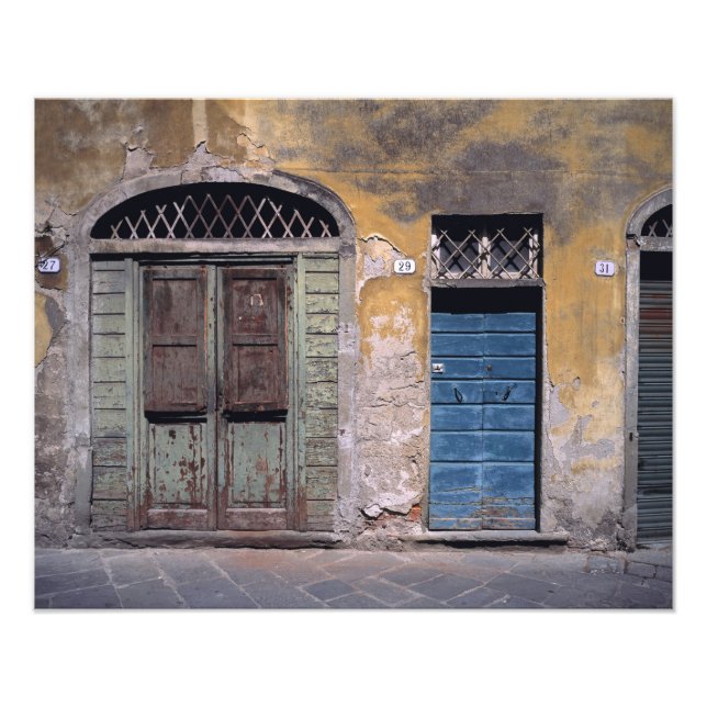 Impression Photo Europe, Italie, Lucques. Ces vieilles portes ajout (Devant)