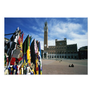 Impression Photo Europe, Italie, Toscane, Sienne. Piazza del