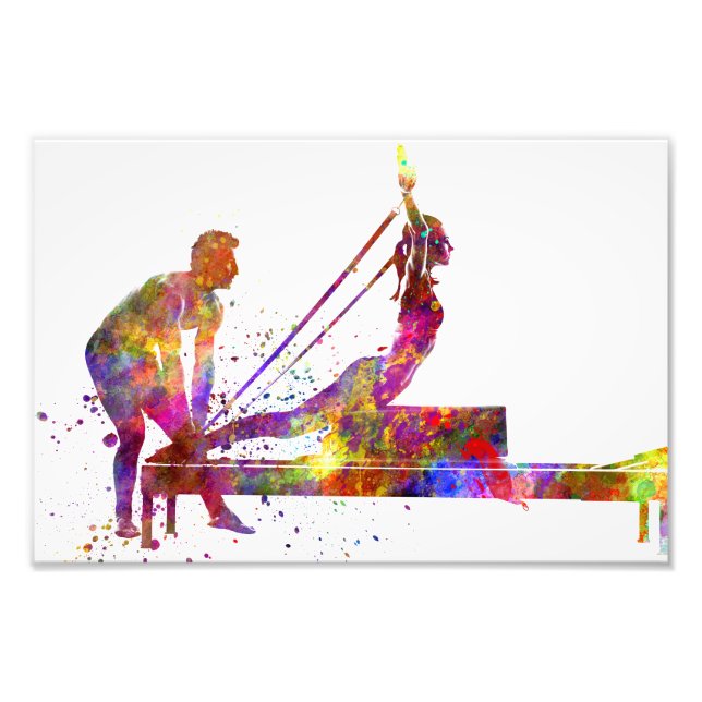 Impression Photo exercice de gymnastique (Devant)