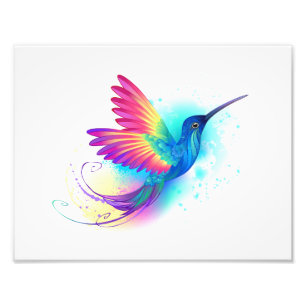 Impression Photo Exotic Rainbow Hummingbird