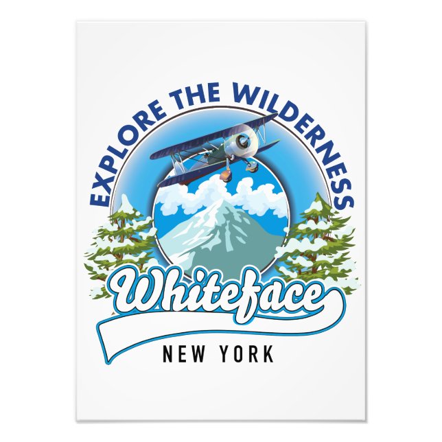 Impression Photo Explorer la nature sauvage, Whiteface New York  (Devant)