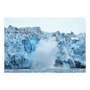 Impression Photo Explosion du glacier Hubbard !