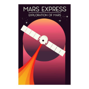 Impression Photo Express Mars - Exploration de Mars Space Art.