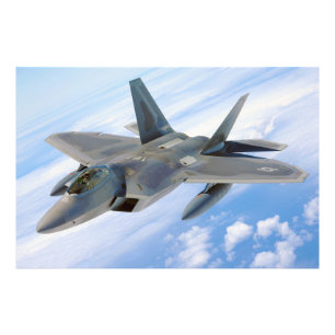 Impression Photo F-22 Raptor Military Jet