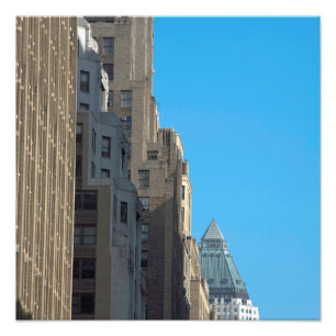 Impression Photo Façades d'immeubles Manhattan New York City États-