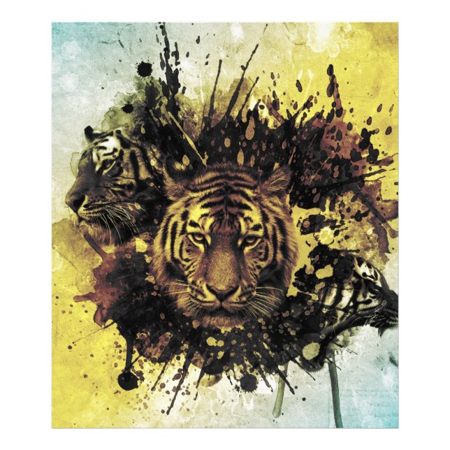 Impression Photo face de lion (Devant)