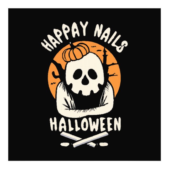 Impression Photo Faire des ongles Bootiful Halloween  (Devant)