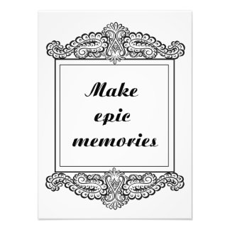 Impression Photo Faites des souvenirs épiques - Citation positive