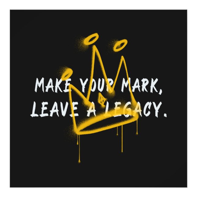 Impression Photo Faites votre marque Graffiti Crown (Devant)