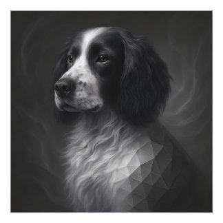 Impression Photo Faithful Soul – Springer Spaniel Geometry