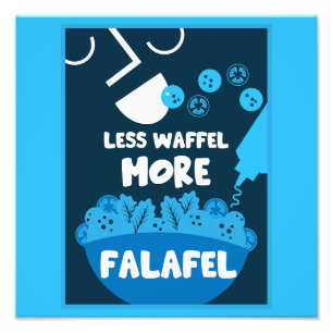 Impression Photo Falafel Moyen-Orient Street Food