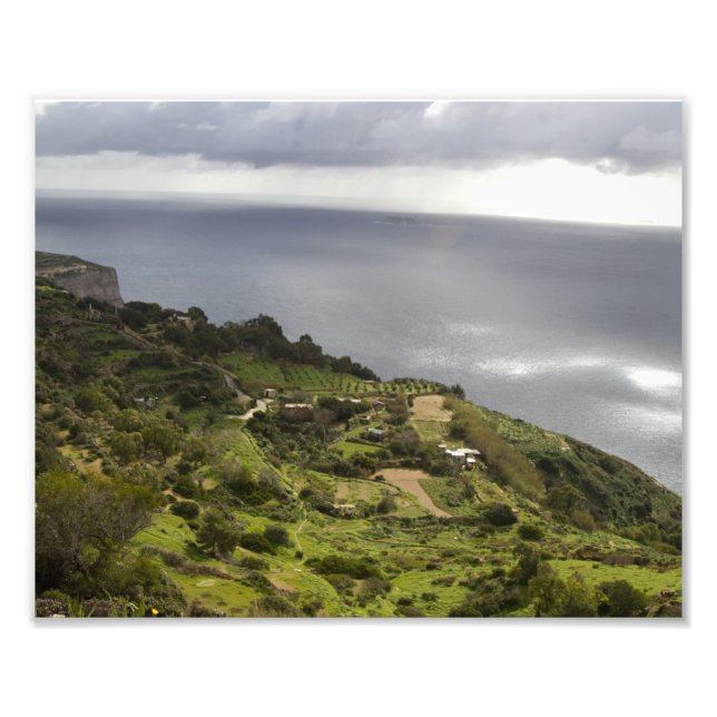 Impression Photo Falaises de Dingli, Malte (Devant)