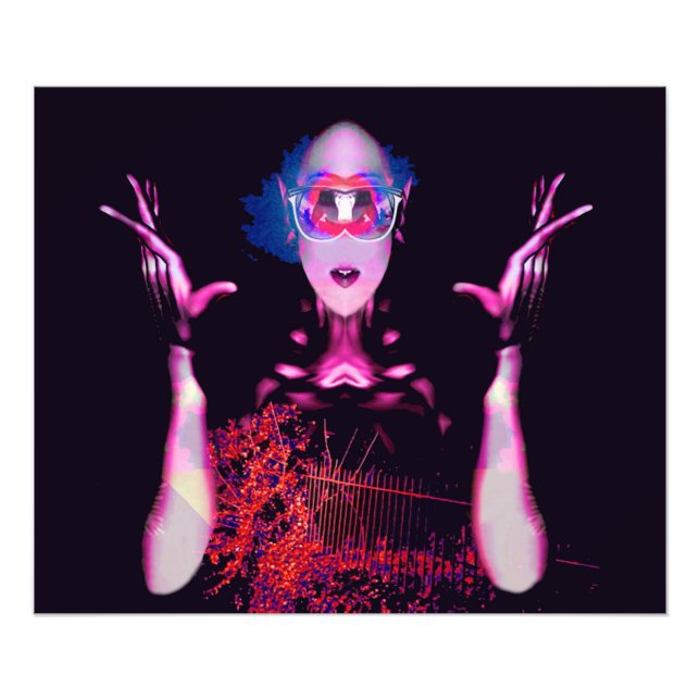 Impression Photo Fantôme Alien (Devant)