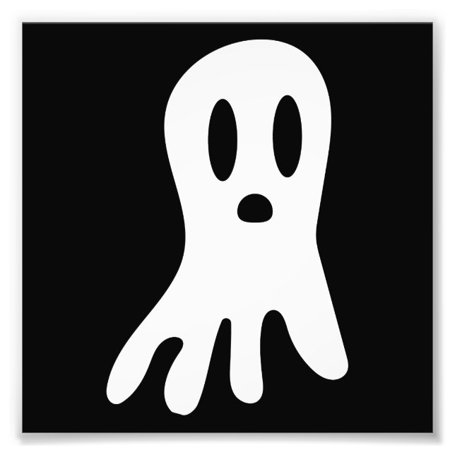 Impression Photo Fantômes d'Halloween foncé (Devant)