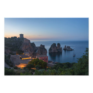 Impression Photo Faraglioni et Tonnara à Scopello, Sicile