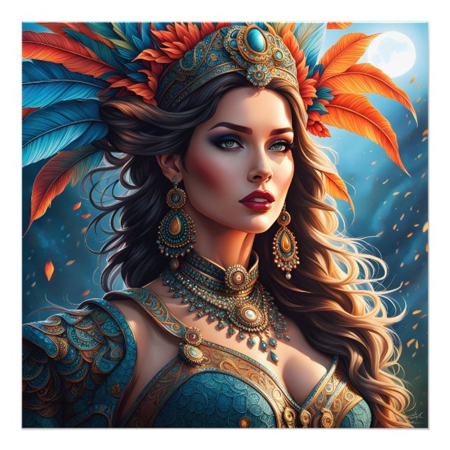 Impression Photo Femme de mode art (Devant)