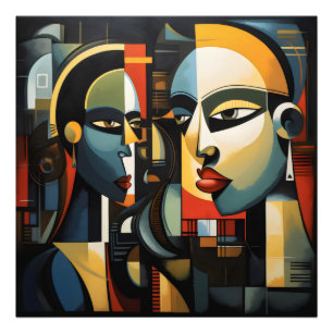 Impression Photo Femmes cubistes