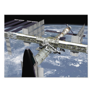 Impression Photo Fermez-vous vers le haut de la vue de la navette