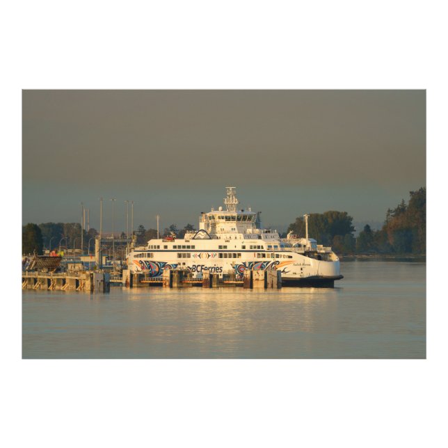 Impression Photo Ferry Tsawwassen À Dusk (Devant)