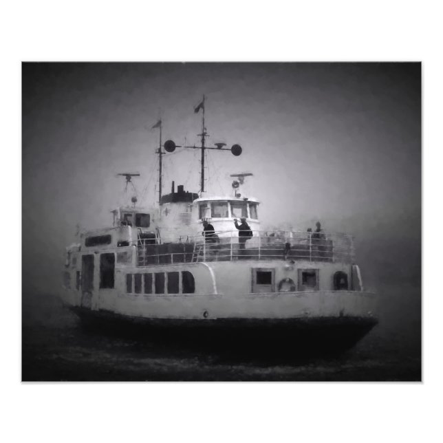 Impression Photo Ferry vers Suomenlinna forteresse île dans un épai (Devant)