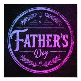 Impression Photo Fête des pères murale