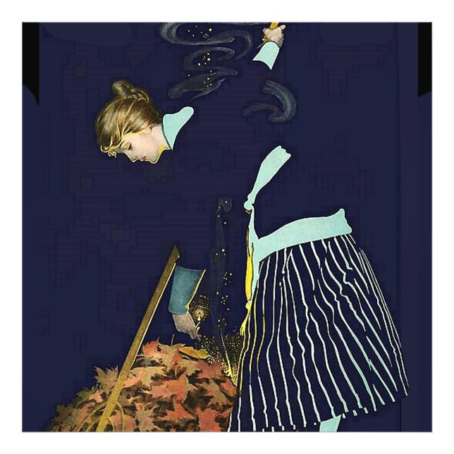 Impression Photo Feu de feuilles d'automne par C Coles Phillips (Devant)