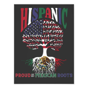 Impression Photo fier de mes racines mexicaines le Mois du patrimoi