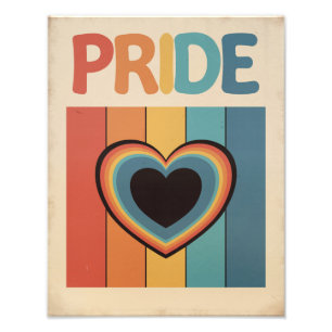 Impression Photo Fierté LGBTQ+ Rétro