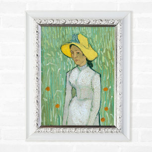 Impression Photo Fille en blanc de Vincent van Gogh